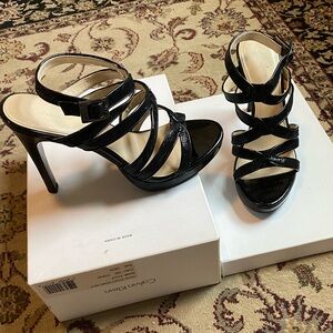 Y2K strappy Calvin Klein heels